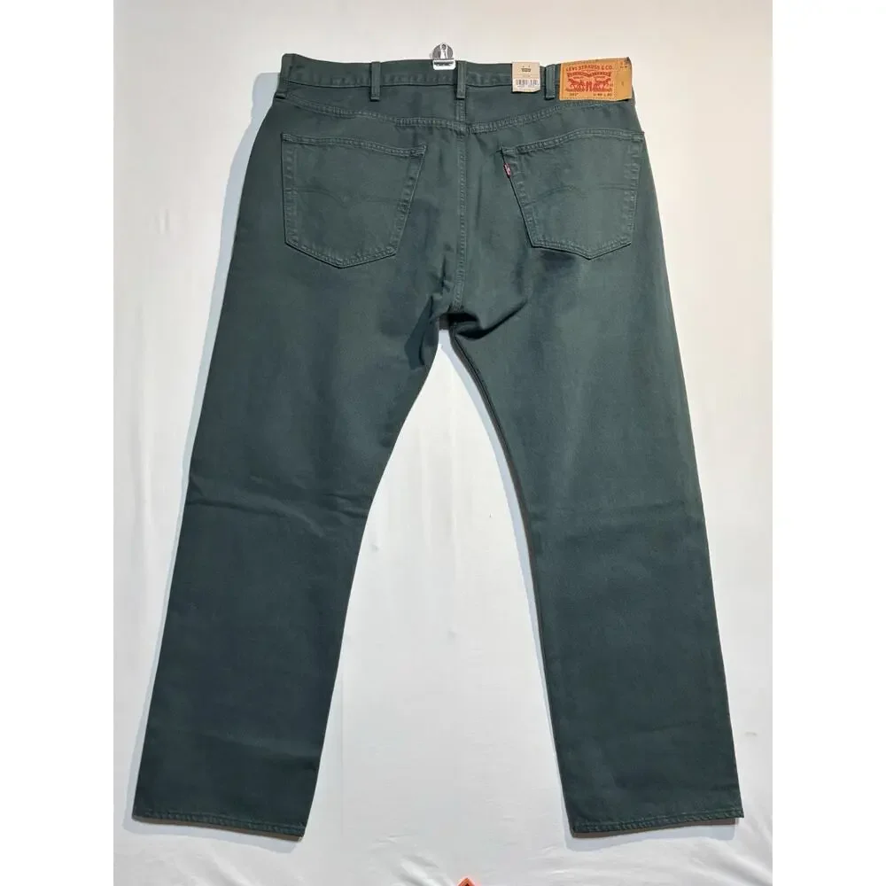 “Levi’s 501 Original Jeans Men’s 40x30 Green Garment Dyed NWT Straight Leg”
